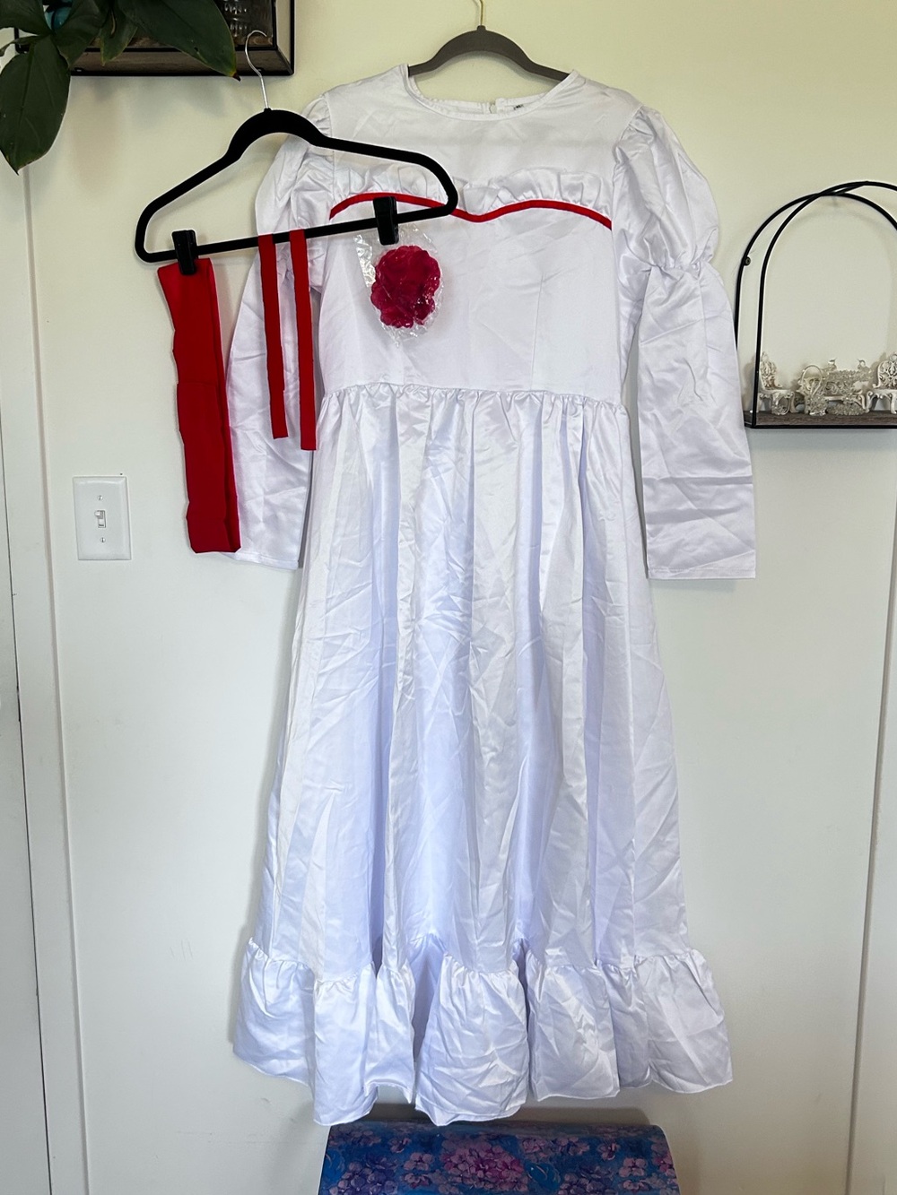 Women’s Annabelle Costume Halloween Dress Up Dress w/ Accessories Plus Size XL